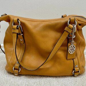 Coach Alexandra Yellow Leather 15273 handbag satchel-style tote
